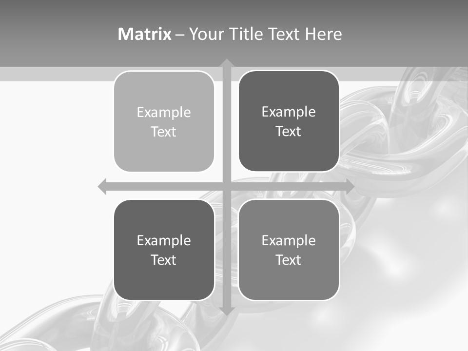 Metal Link Background PowerPoint Template