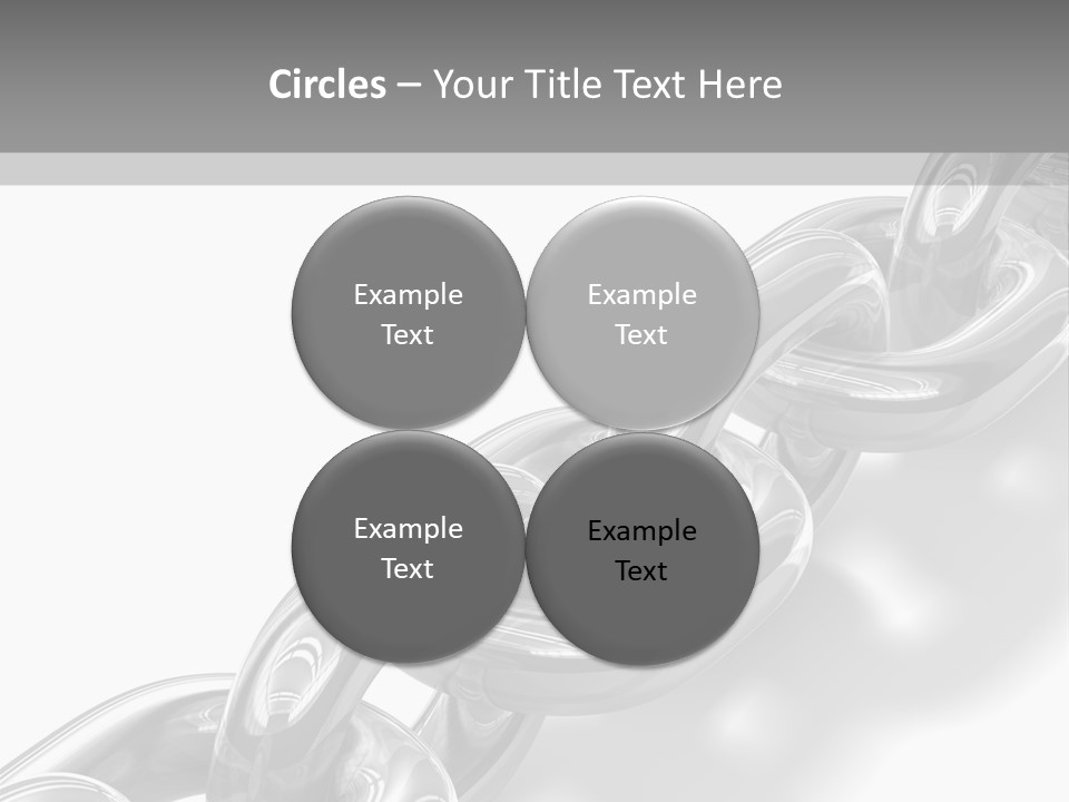 Metal Link Background PowerPoint Template