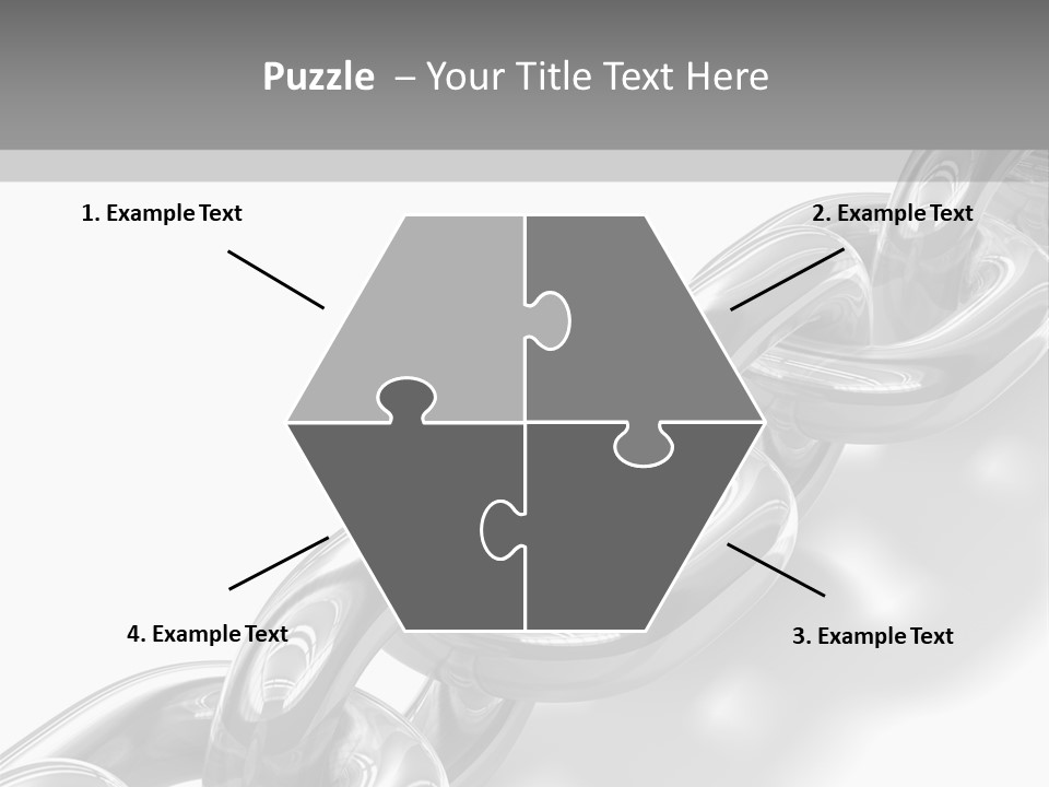 Metal Link Background PowerPoint Template