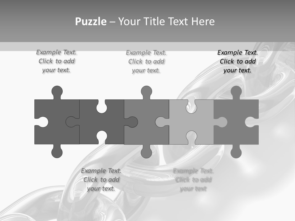 Metal Link Background PowerPoint Template