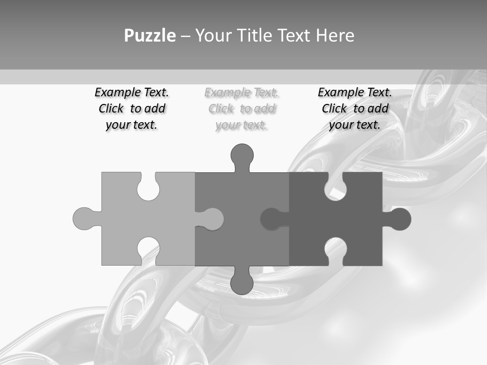 Metal Link Background PowerPoint Template