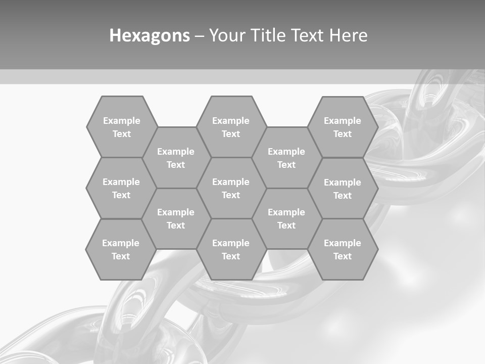 Metal Link Background PowerPoint Template