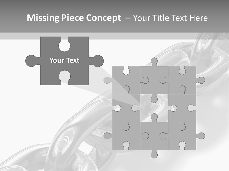 Metal Link Background PowerPoint Template