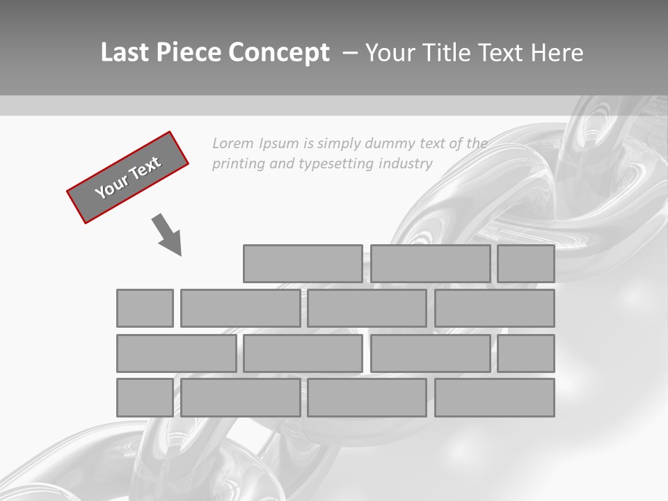 Metal Link Background PowerPoint Template