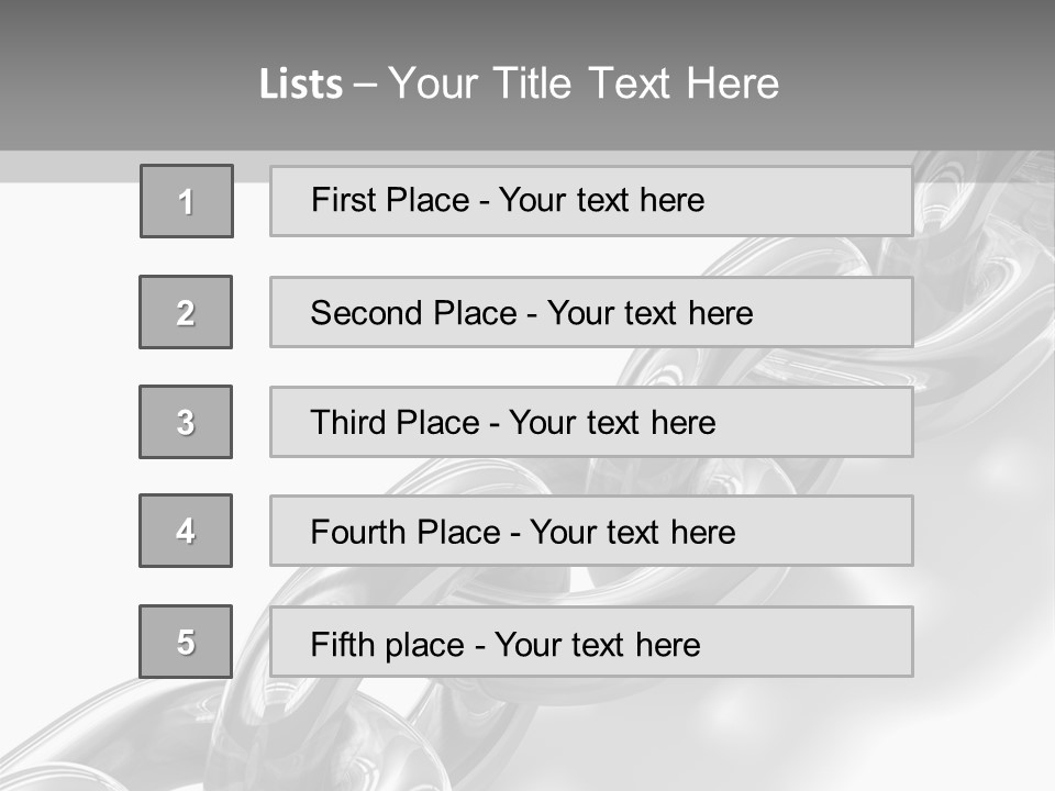 Metal Link Background PowerPoint Template