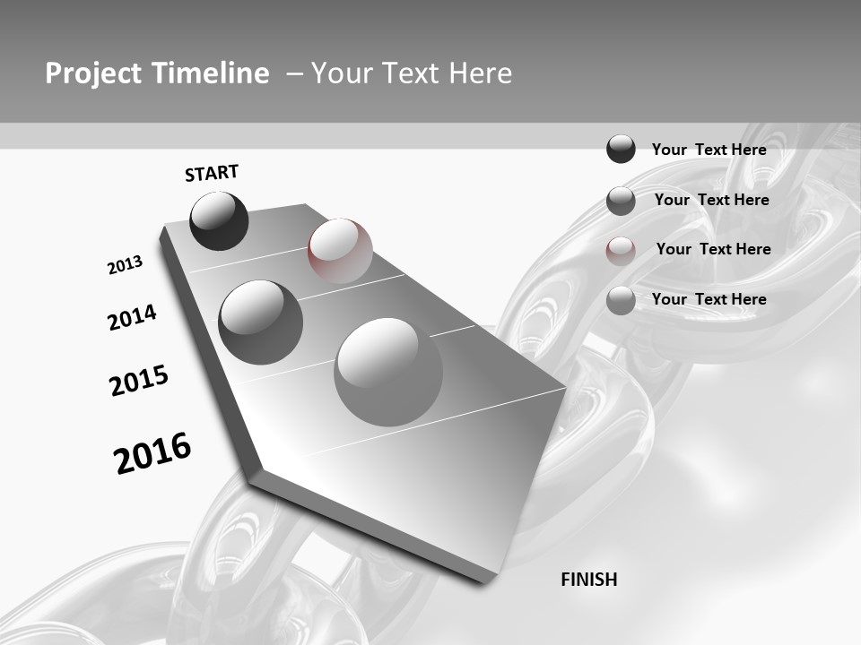 Metal Link Background PowerPoint Template