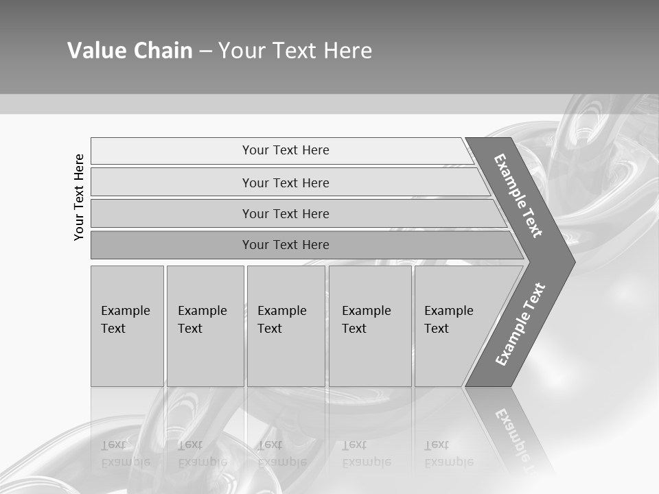 Metal Link Background PowerPoint Template