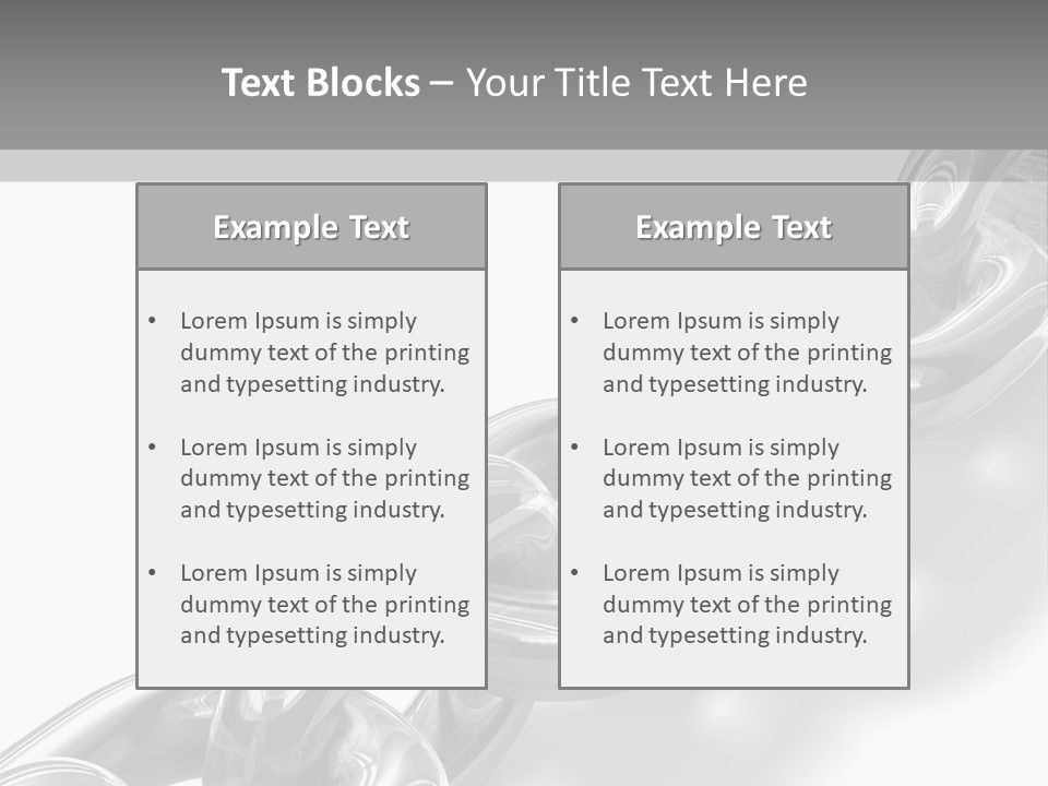 Metal Link Background PowerPoint Template