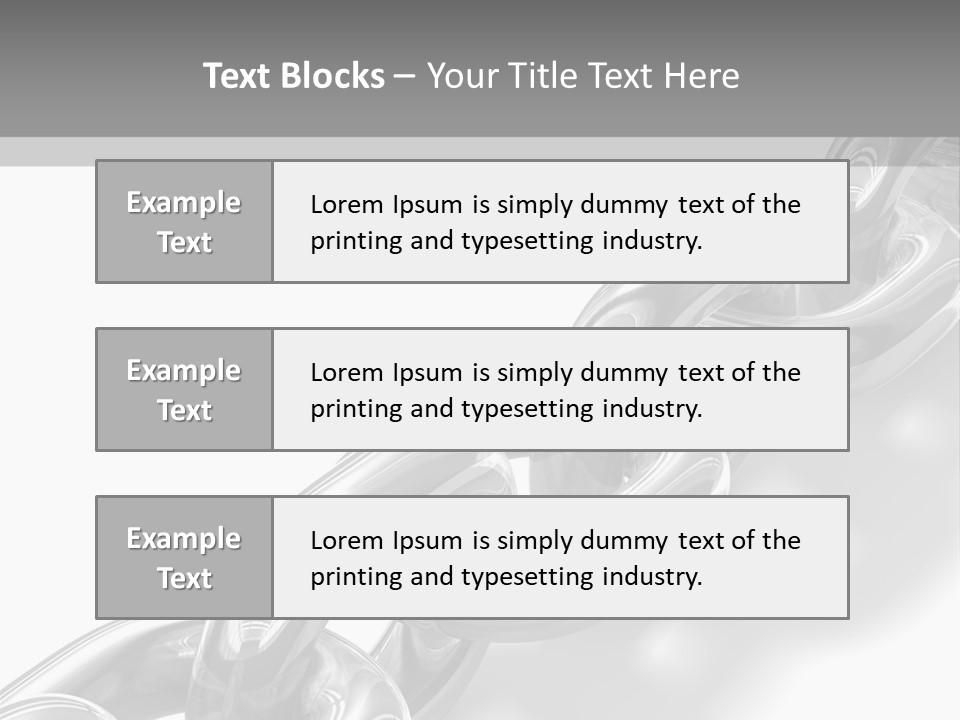 Metal Link Background PowerPoint Template