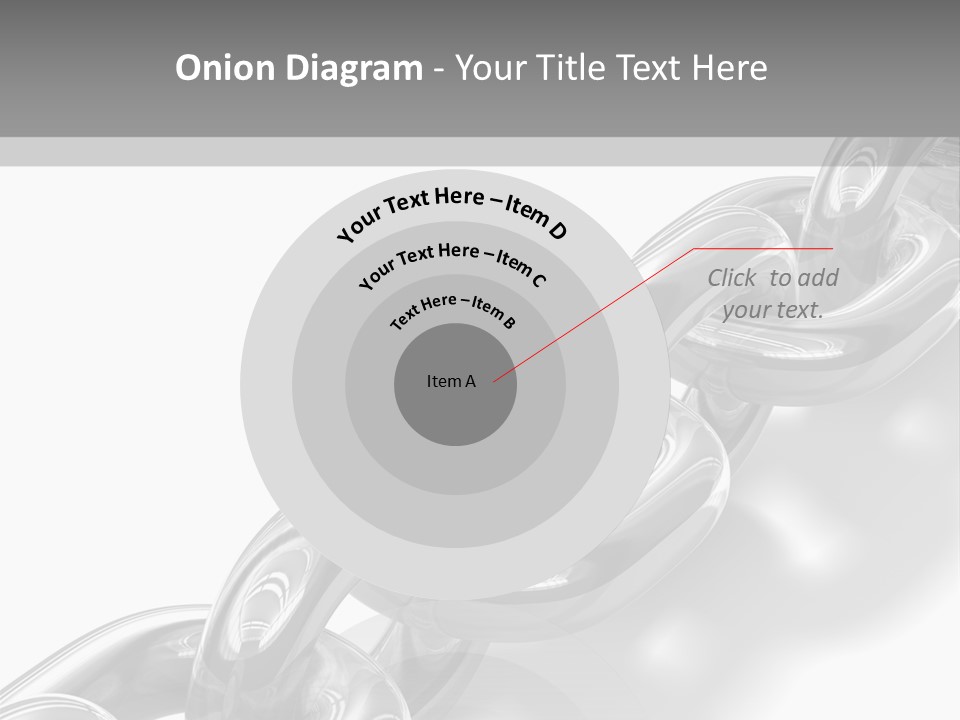 Metal Link Background PowerPoint Template