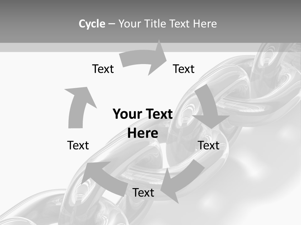Metal Link Background PowerPoint Template