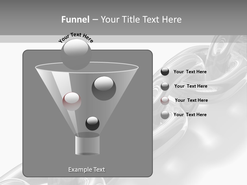Metal Link Background PowerPoint Template