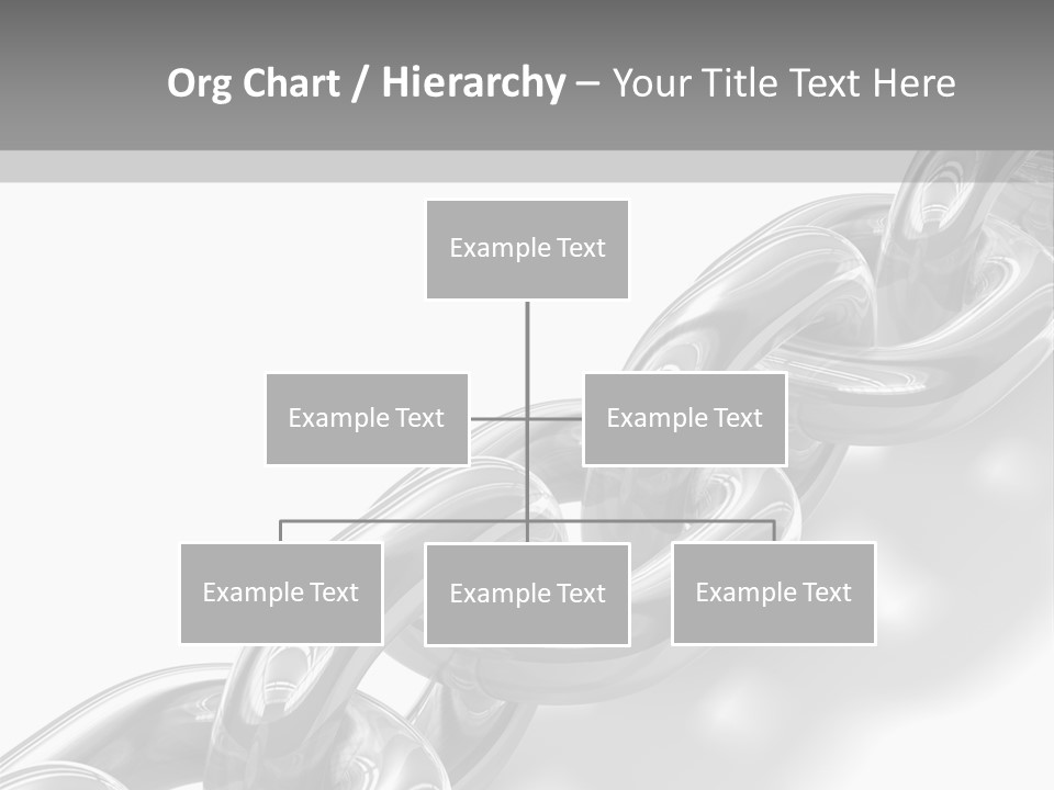 Metal Link Background PowerPoint Template