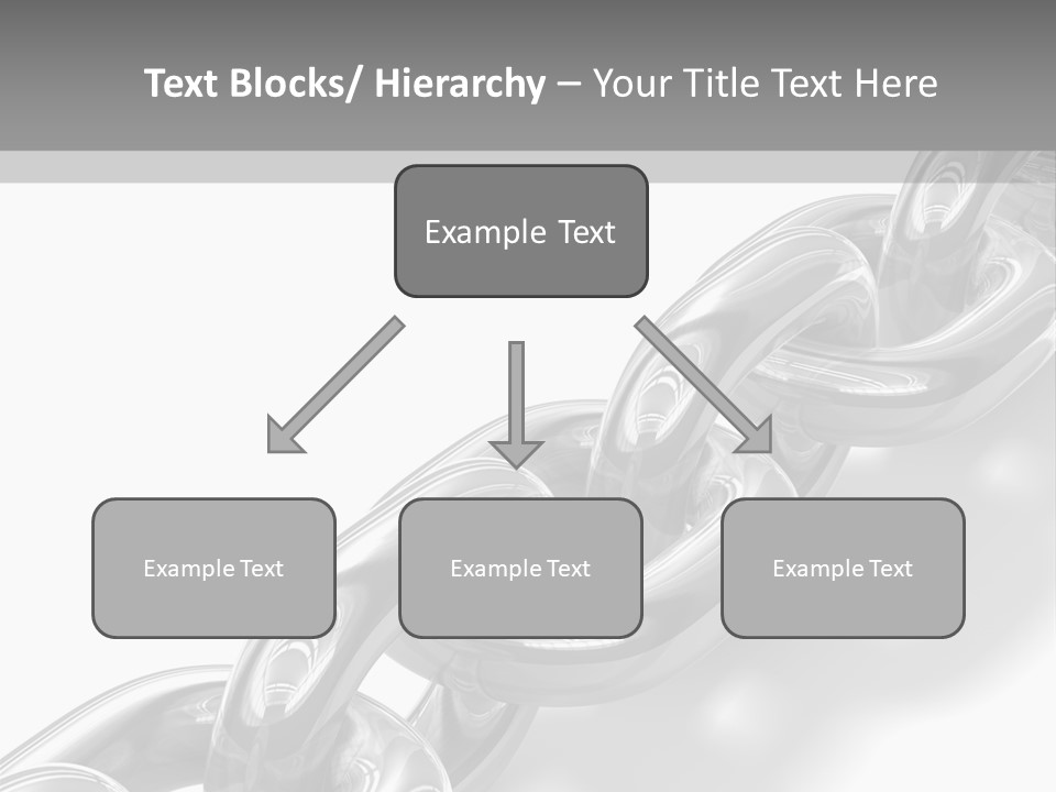 Metal Link Background PowerPoint Template