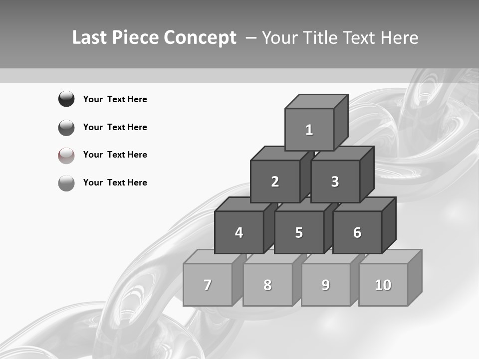 Metal Link Background PowerPoint Template