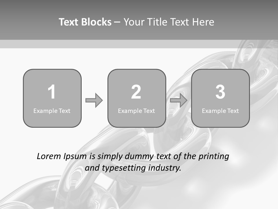 Metal Link Background PowerPoint Template