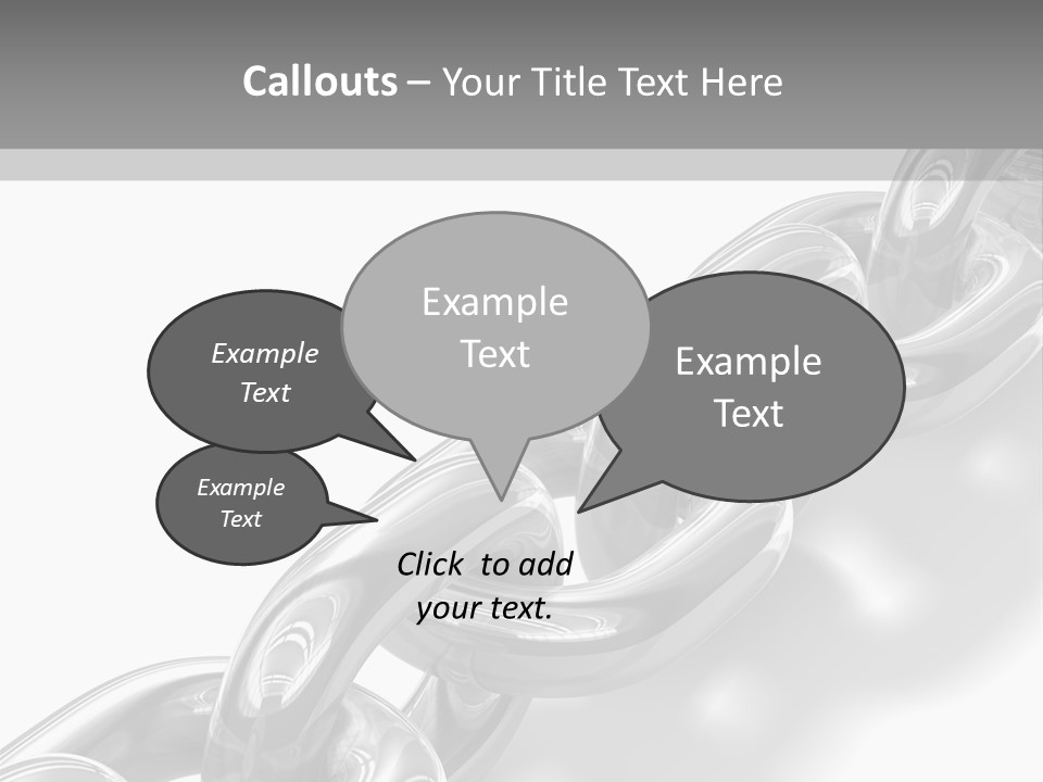 Metal Link Background PowerPoint Template