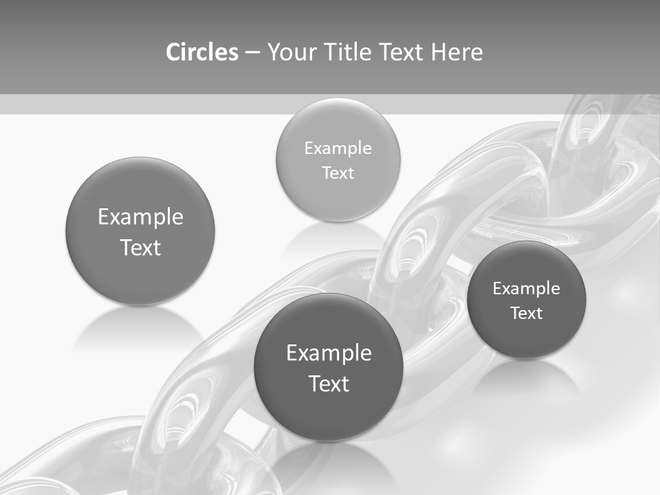 Metal Link Background PowerPoint Template