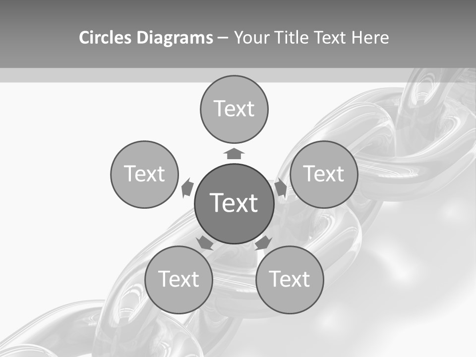 Metal Link Background PowerPoint Template