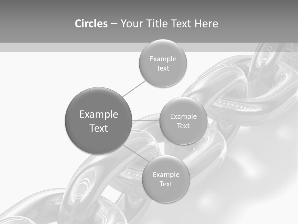 Metal Link Background PowerPoint Template