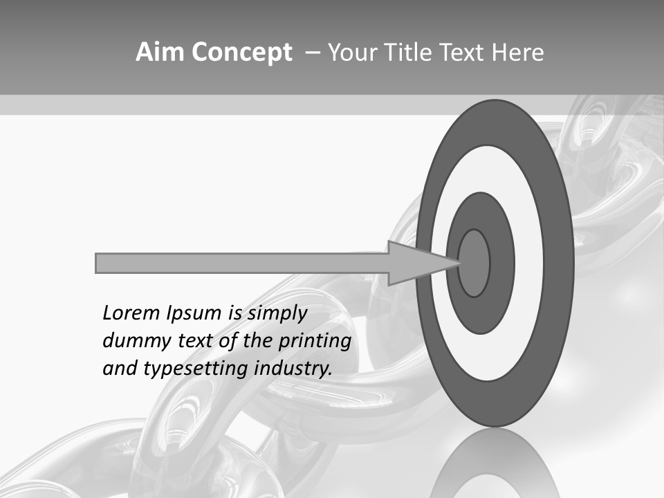 Metal Link Background PowerPoint Template