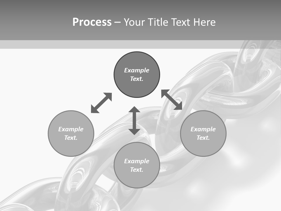 Metal Link Background PowerPoint Template