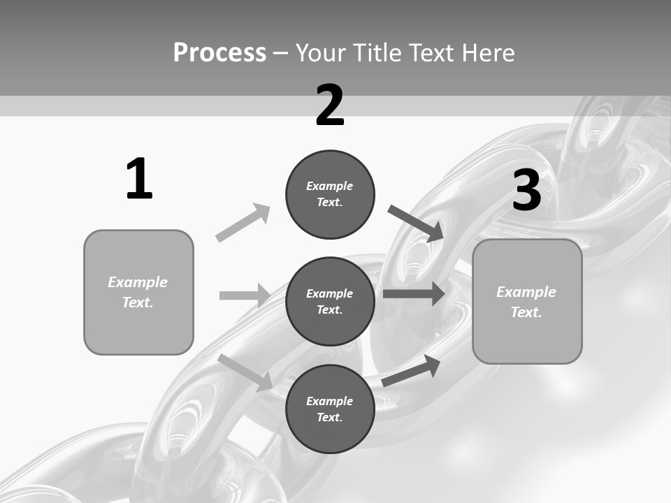 Metal Link Background PowerPoint Template
