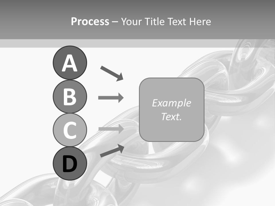 Metal Link Background PowerPoint Template