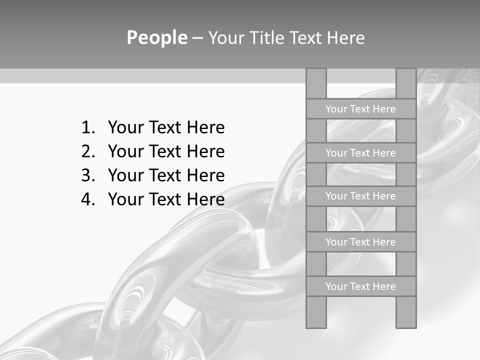 Metal Link Background PowerPoint Template