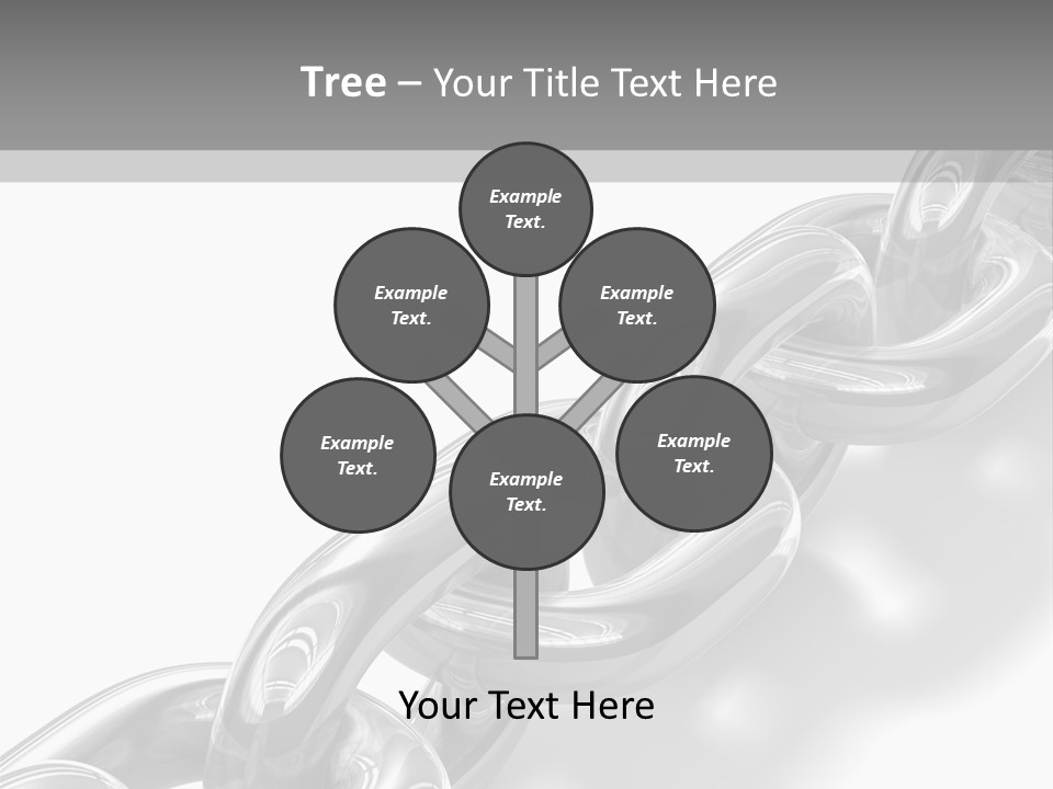 Metal Link Background PowerPoint Template