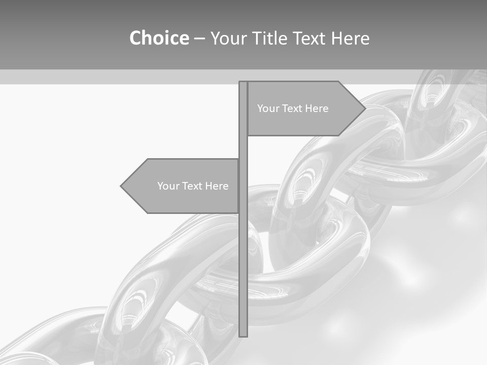 Metal Link Background PowerPoint Template