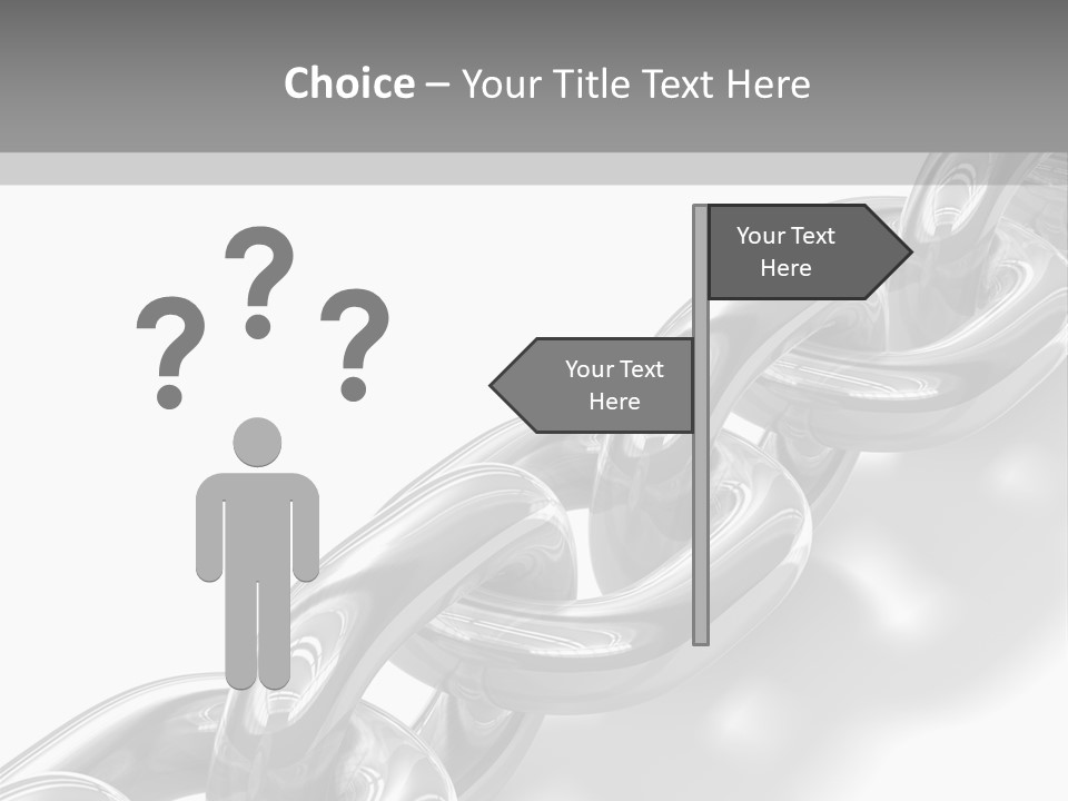 Metal Link Background PowerPoint Template