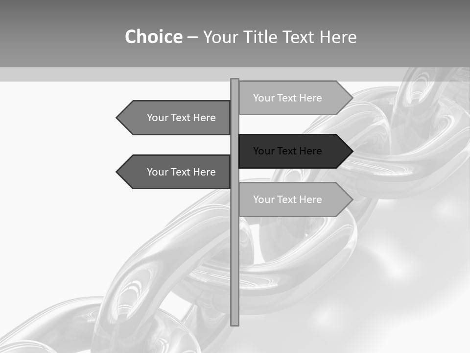 Metal Link Background PowerPoint Template