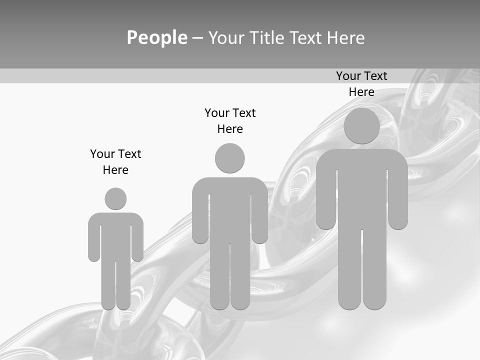 Metal Link Background PowerPoint Template