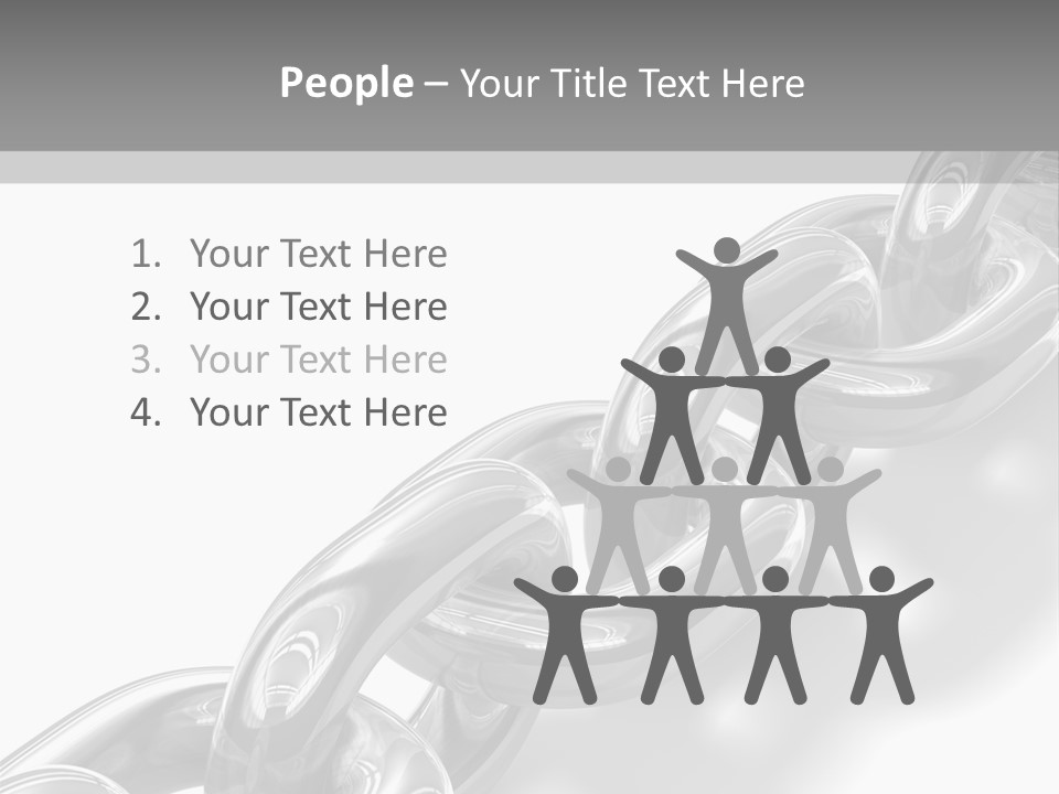 Metal Link Background PowerPoint Template