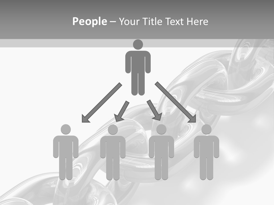 Metal Link Background PowerPoint Template