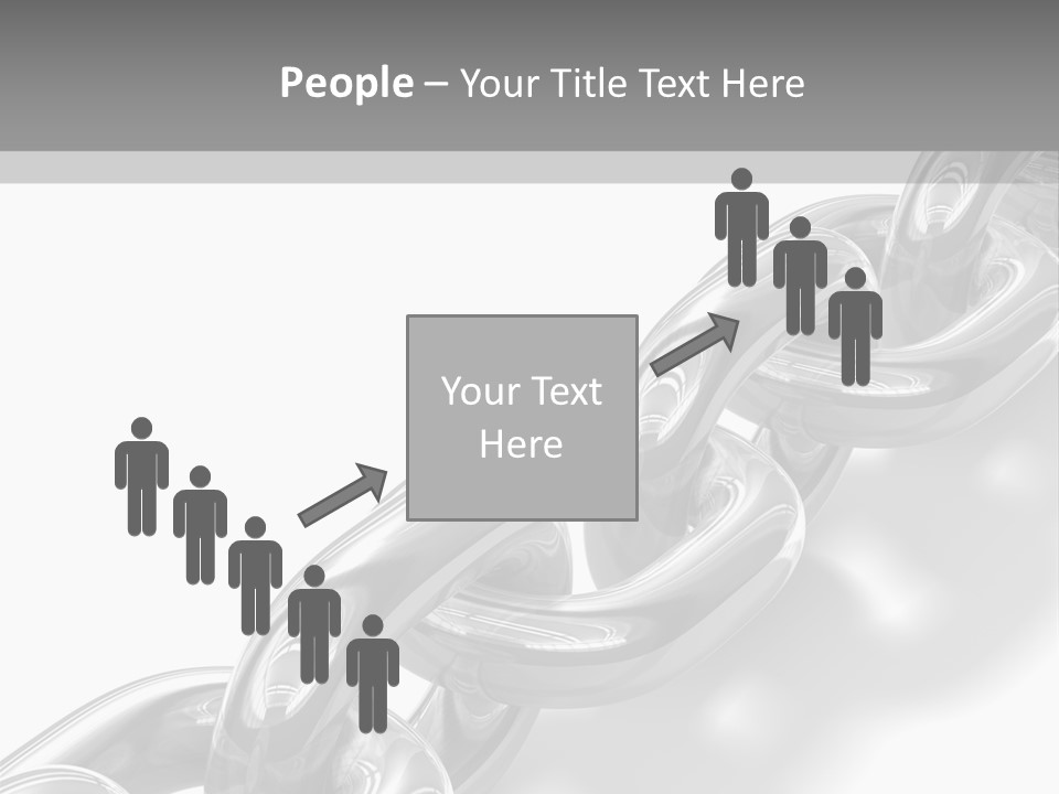 Metal Link Background PowerPoint Template