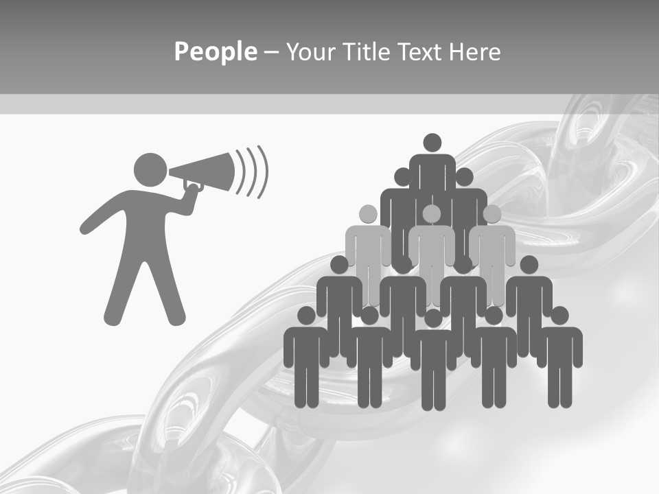 Metal Link Background PowerPoint Template