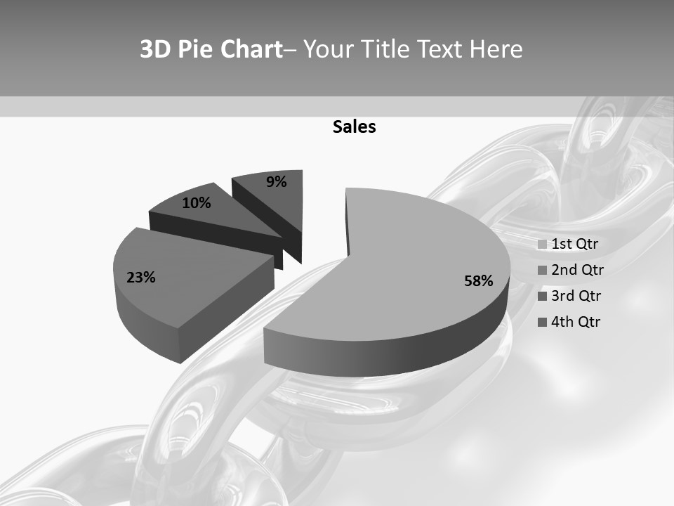Metal Link Background PowerPoint Template