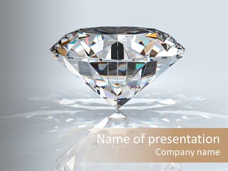 Elegance Beautiful Stone PowerPoint Template