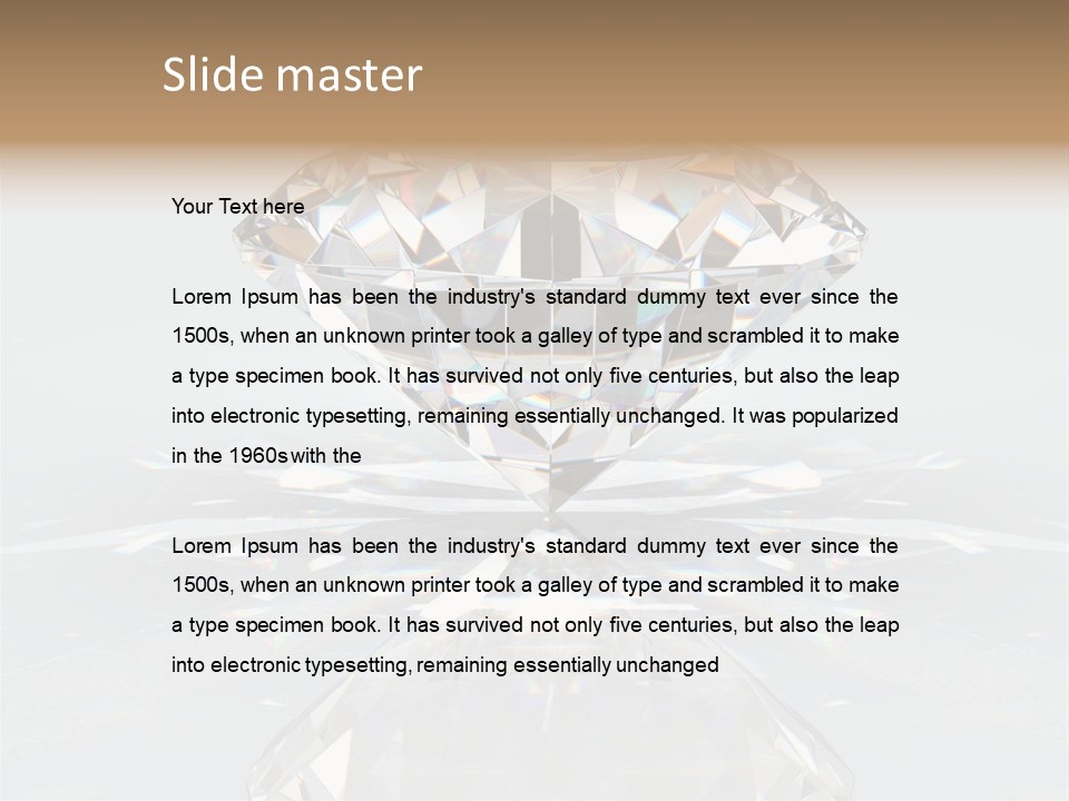 Elegance Beautiful Stone PowerPoint Template