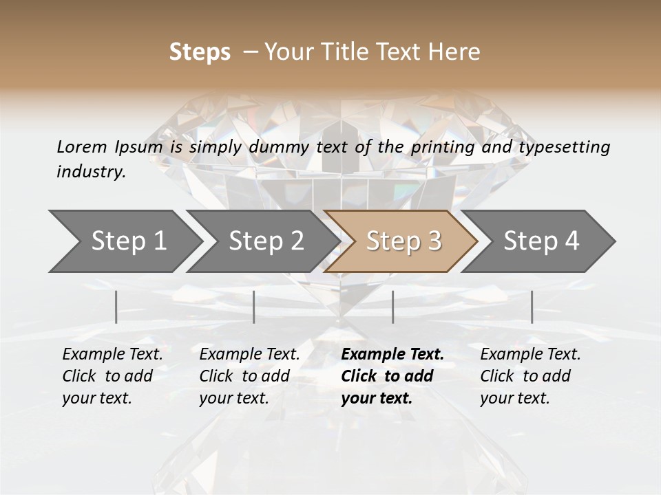 Elegance Beautiful Stone PowerPoint Template