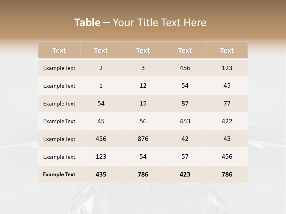 Elegance Beautiful Stone PowerPoint Template