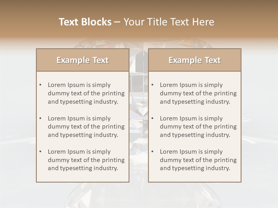 Elegance Beautiful Stone PowerPoint Template