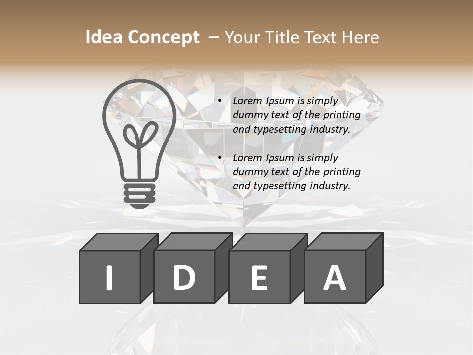 Elegance Beautiful Stone PowerPoint Template