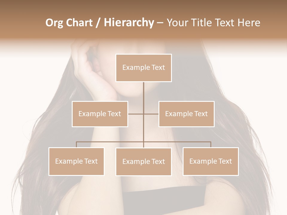 Pretty Glamour Young Woman PowerPoint Template