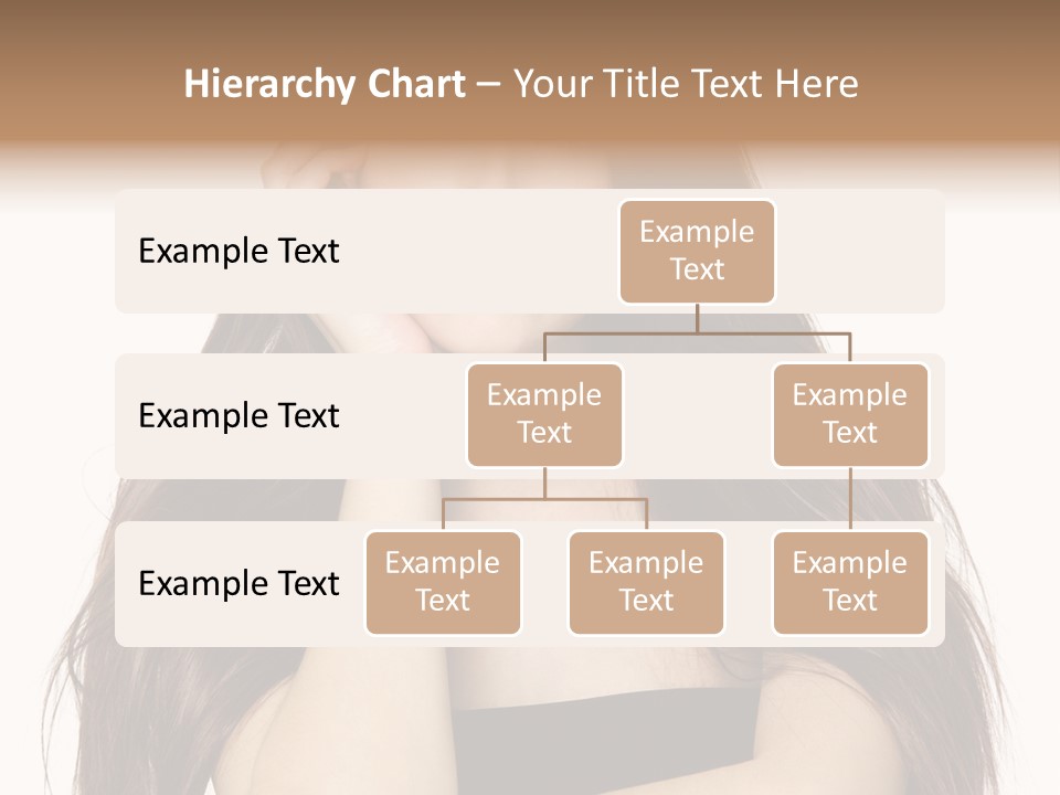 Pretty Glamour Young Woman PowerPoint Template