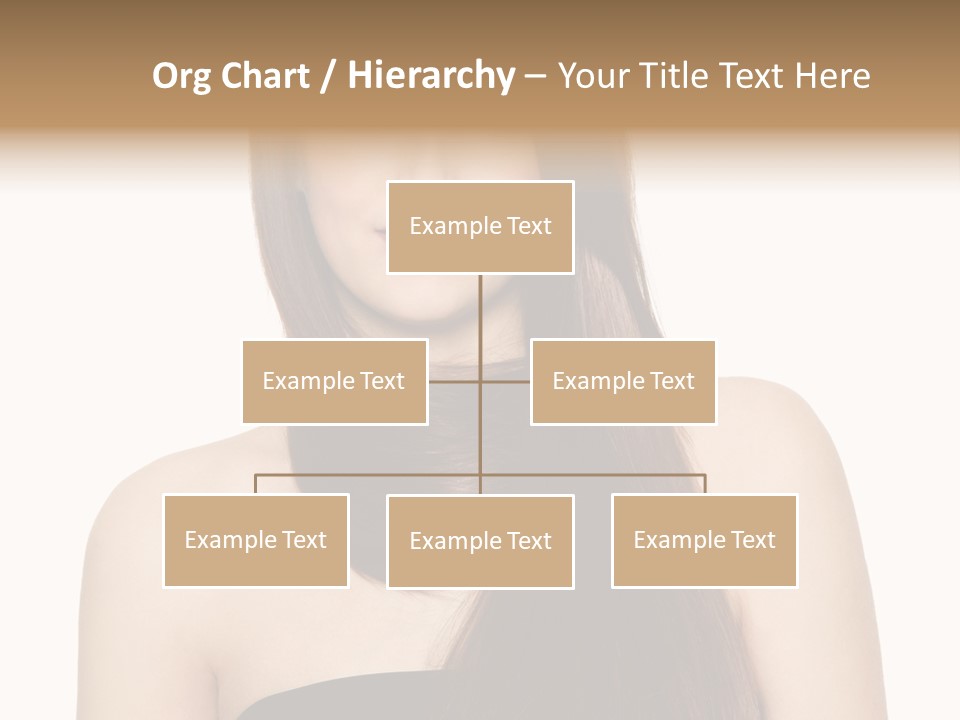 Woman Isolated Cute PowerPoint Template