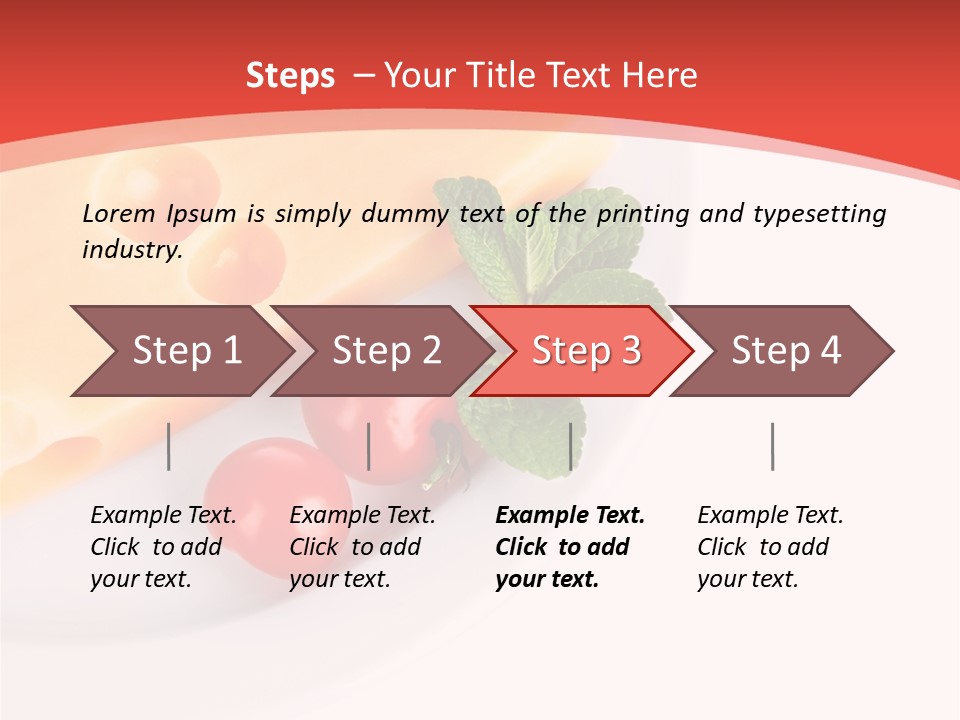 Milk Dairy Food PowerPoint Template