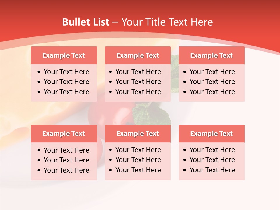 Milk Dairy Food PowerPoint Template